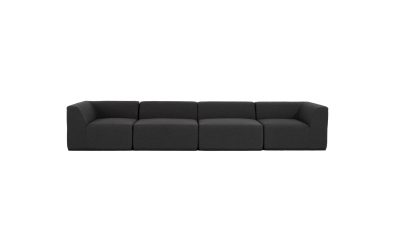 blinde design relax modular 4 sofa in sooty