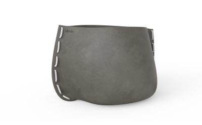 Blinde Design Stitch 125 Planter in Natural with White Rope